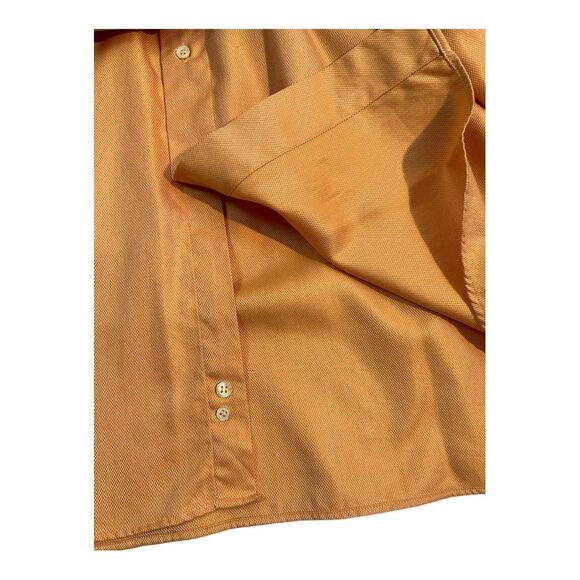 St Croix Mens Button Down Long Sleeve Shirt Burnt Orange Size XL - Picture 9 of 12